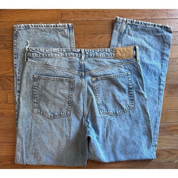 &Denim Ultra High Waist Wide NWOT Size 16 - Picture 9 of 11